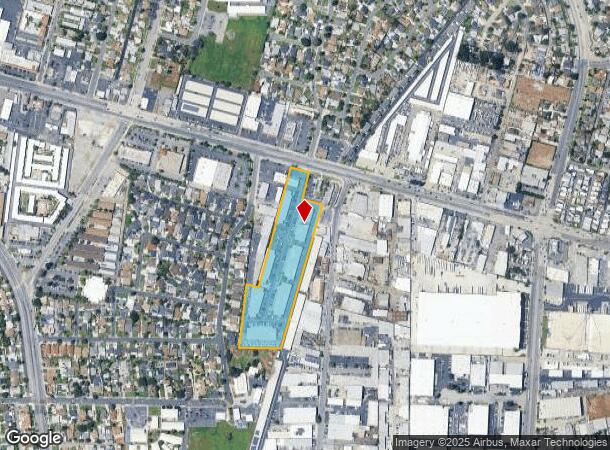  11540 Washington Blvd, Whittier, CA Parcel Map