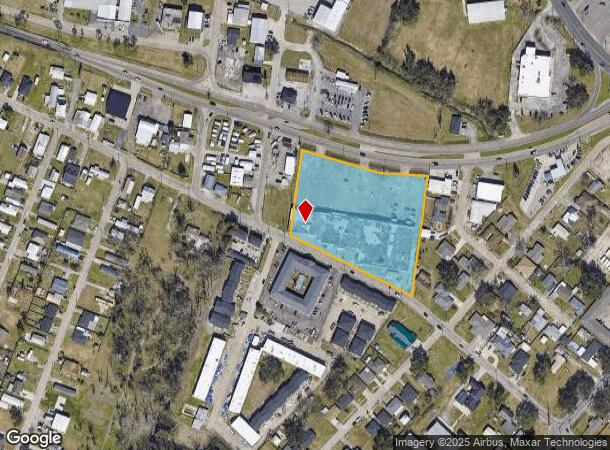  1402 E Tunnel Blvd, Houma, LA Parcel Map