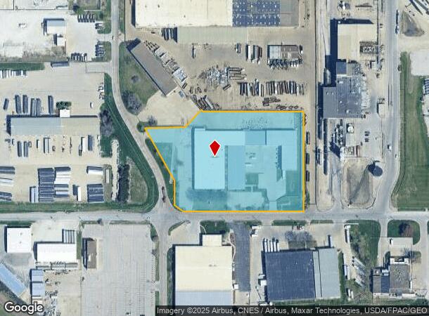 1800 Hull Ave, Des Moines, IA Parcel Map