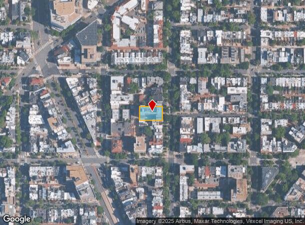  1722 19Th St Nw, Washington, DC Parcel Map