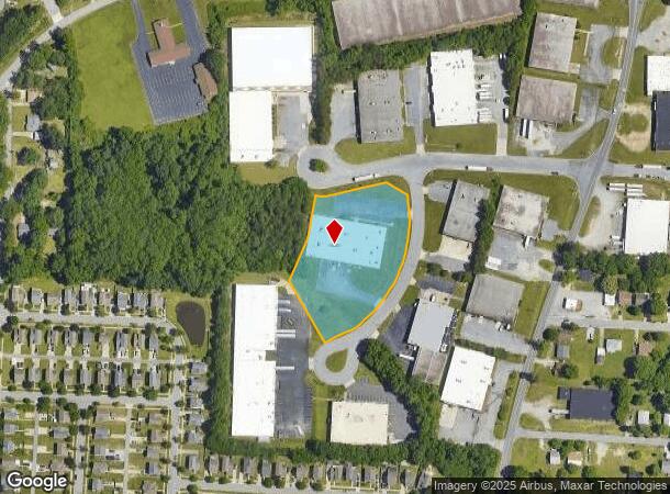  827 Herman Ct, High Point, NC Parcel Map