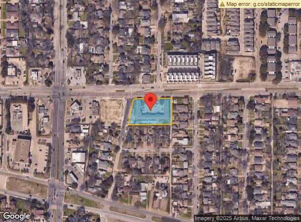  2212 W Davis St, Dallas, TX Parcel Map