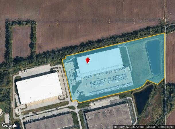  3271 N Distribution Way, Greenfield, IN Parcel Map