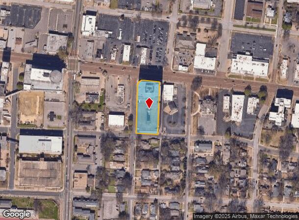  1407 Union Ave, Memphis, TN Parcel Map