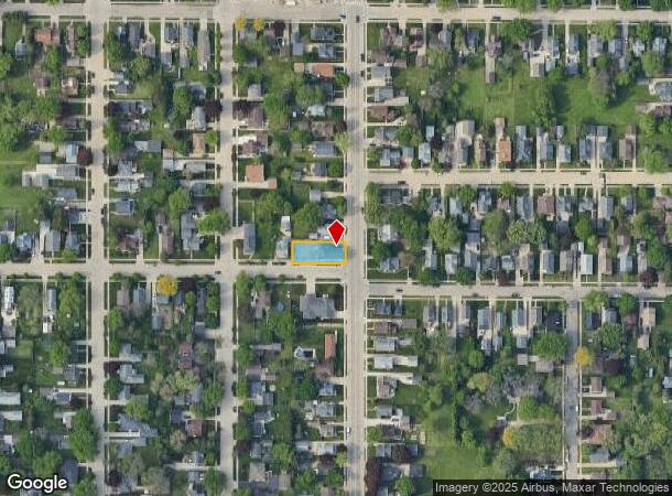  1861 Oregon St, Oshkosh, WI Parcel Map