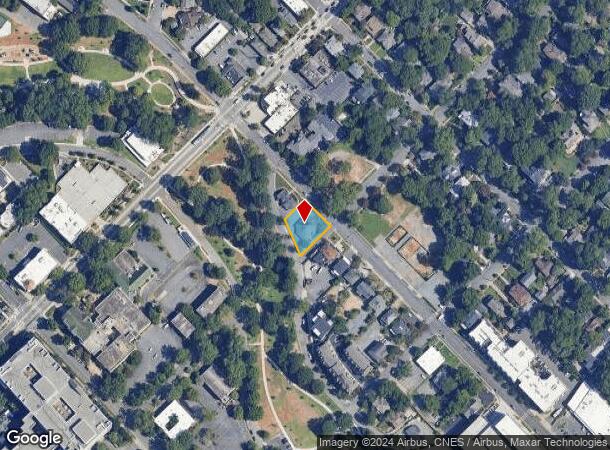  1726 E 7Th St, Charlotte, NC Parcel Map