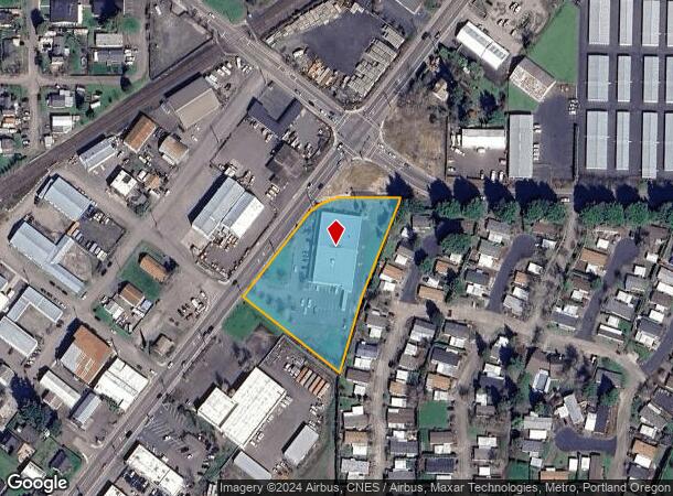  1250 Ne Lafayette Ave, Mcminnville, OR Parcel Map