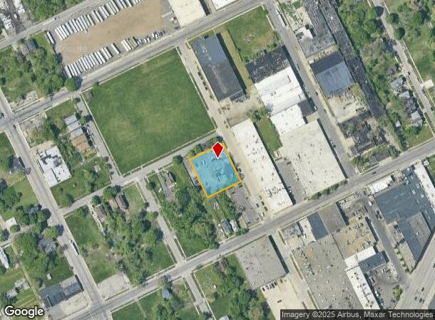  6450 E Hancock St, Detroit, MI Parcel Map