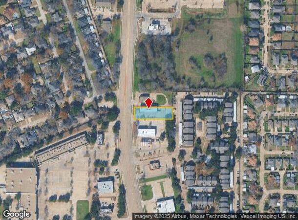  5861 S Cooper St, Arlington, TX Parcel Map