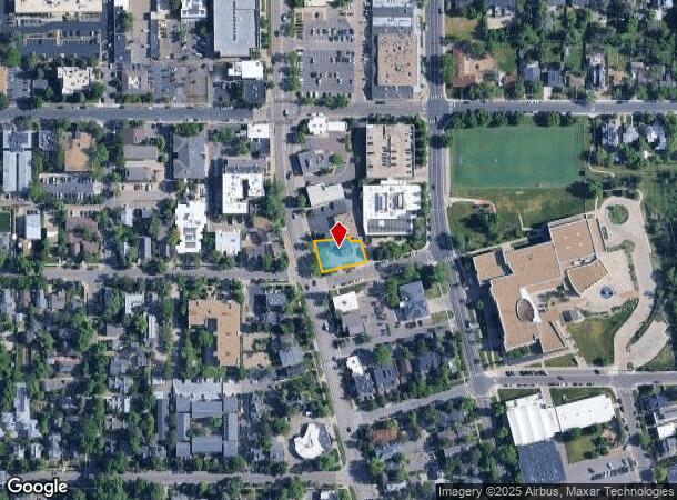 2500 Broadway St, Boulder, CO Parcel Map