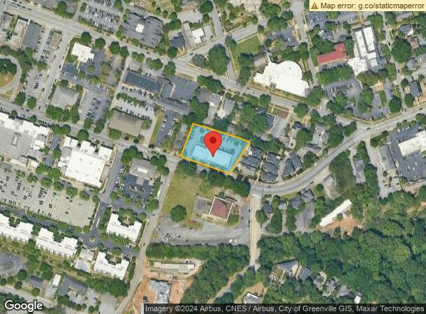  617 E Mcbee Ave, Greenville, SC Parcel Map