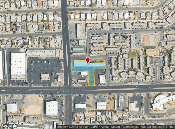  5020 E Tropicana Ave, Las Vegas, NV Parcel Map