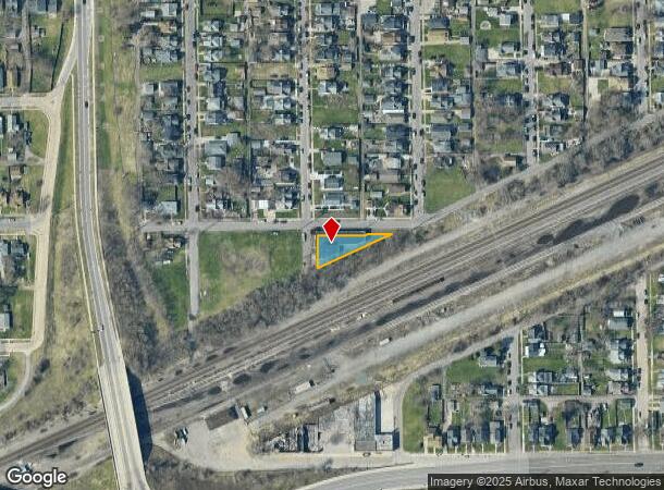  802 S Carlisle St, South Bend, IN Parcel Map