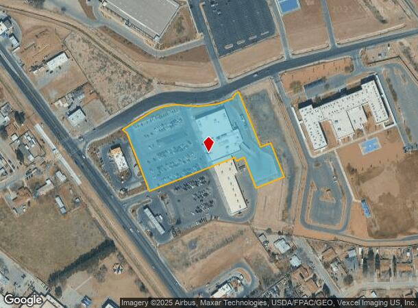10301 Alameda Ave, Socorro, TX Parcel Map
