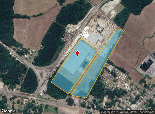  185 Dunbar Dr, Chocowinity, NC Parcel Map