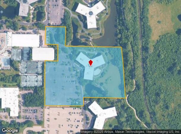 2201 Waukegan Rd, Bannockburn, IL Parcel Map