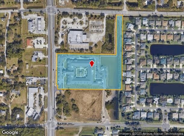  2395 Minton Rd, Melbourne, FL Parcel Map