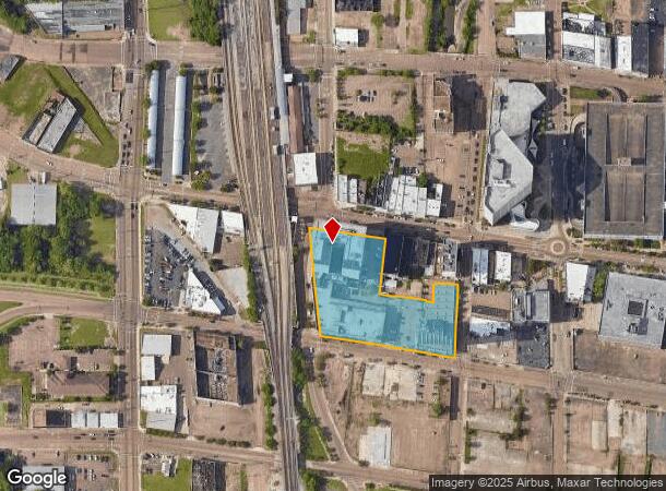  235 W Capitol St, Jackson, MS Parcel Map