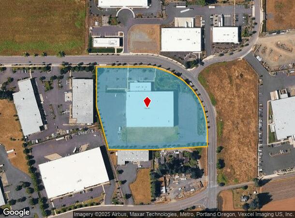 387 S Sequoia Pky, Canby, OR Parcel Map