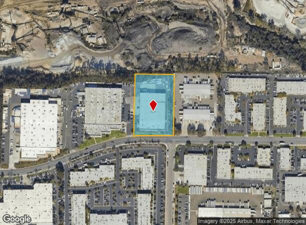  9292 Activity Rd, San Diego, CA Parcel Map