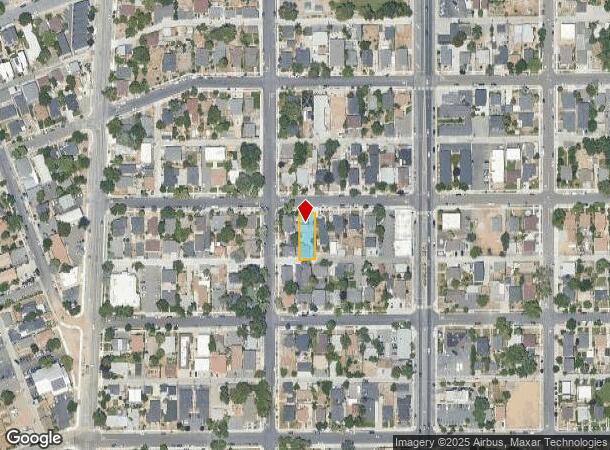  412 Roberts St, Reno, NV Parcel Map