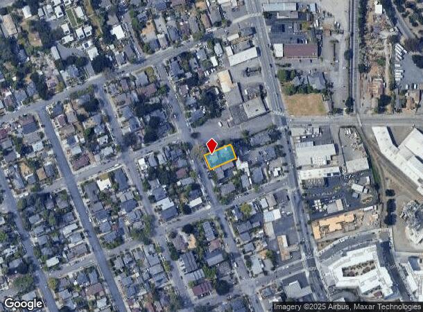 512 Kentucky St, Petaluma, CA Parcel Map