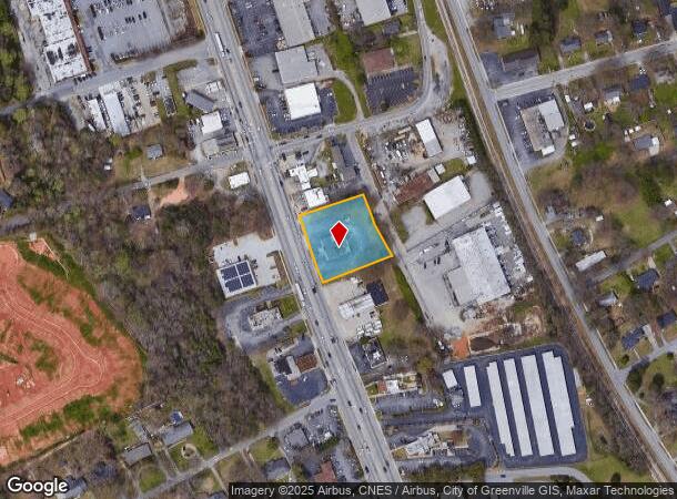  208 N Main St, Mauldin, SC Parcel Map