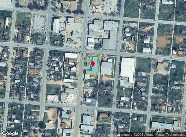 701 Oak St, Buffalo Gap, TX Parcel Map