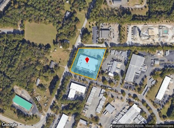  7516 Precision Dr, Raleigh, NC Parcel Map