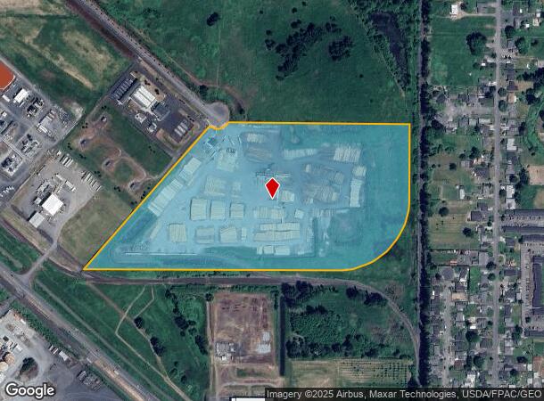  1125 Weber Ave, Longview, WA Parcel Map