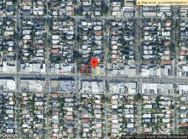  7461 Melrose Ave, Los Angeles, CA Parcel Map