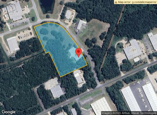  117 Indigo Dr, Brunswick, GA Parcel Map