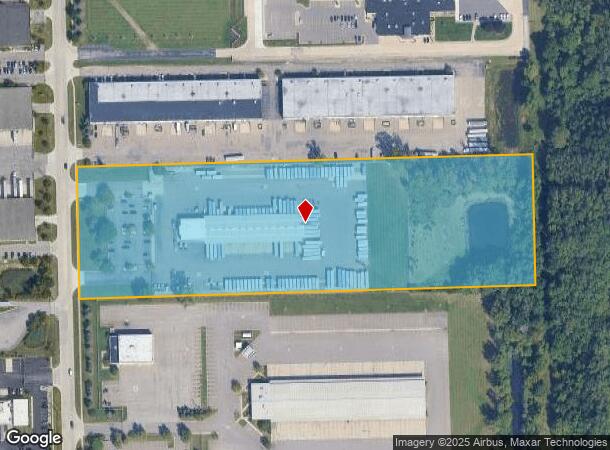 9715 Harrison, Romulus, MI Parcel Map
