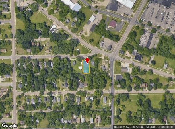 21 Spring St, Battle Creek, MI Parcel Map
