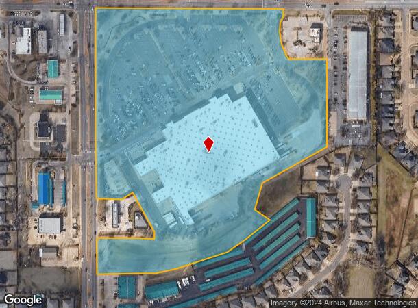  1100 N Santa Fe Ave, Edmond, OK Parcel Map