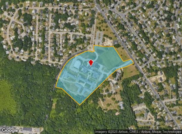  2001 Washington St, Braintree, MA Parcel Map