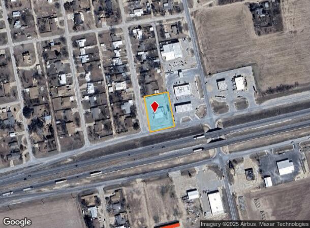  1061 Cypress St, Roscoe, TX Parcel Map