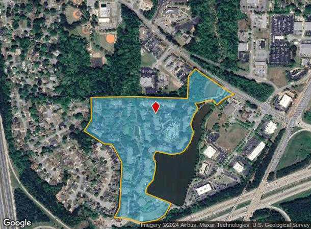  2700 Double Churches Rd, Columbus, GA Parcel Map