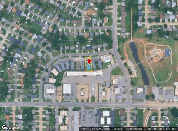  1436 N Norman Ave, Moore, OK Parcel Map