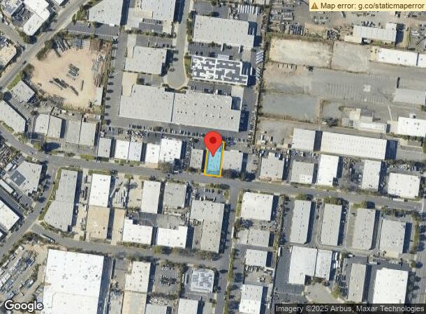  1611 Commerce St, Corona, CA Parcel Map