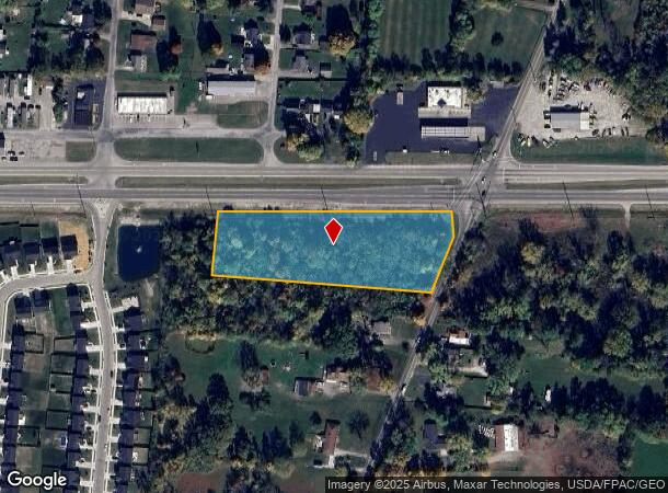  25 S Bird Rd, Springfield, OH Parcel Map