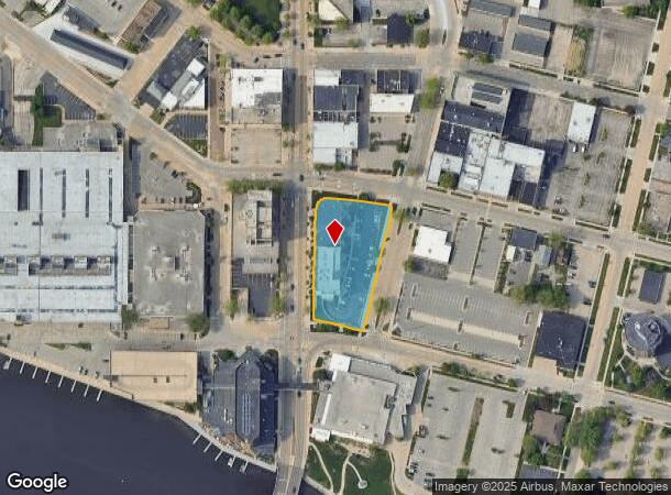 100 N Main St, Oshkosh, WI Parcel Map