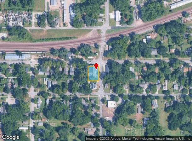 644 Locust St, Lawrence, KS Parcel Map