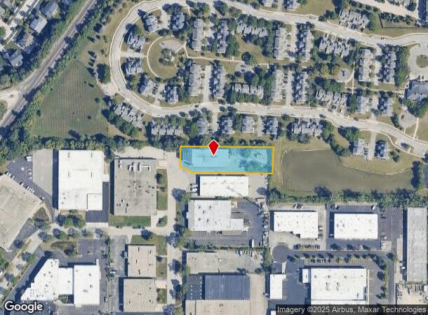 1921 Pickwick Ln, Glenview, IL Parcel Map