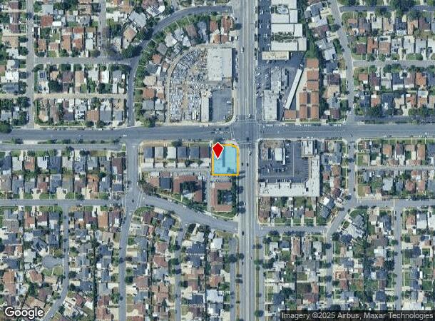  13407 Woodruff Ave, Bellflower, CA Parcel Map