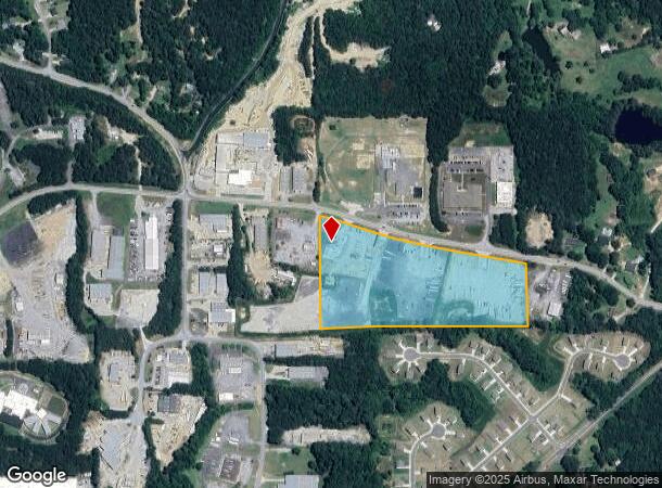  1212 Industrial Blvd N, Dallas, GA Parcel Map