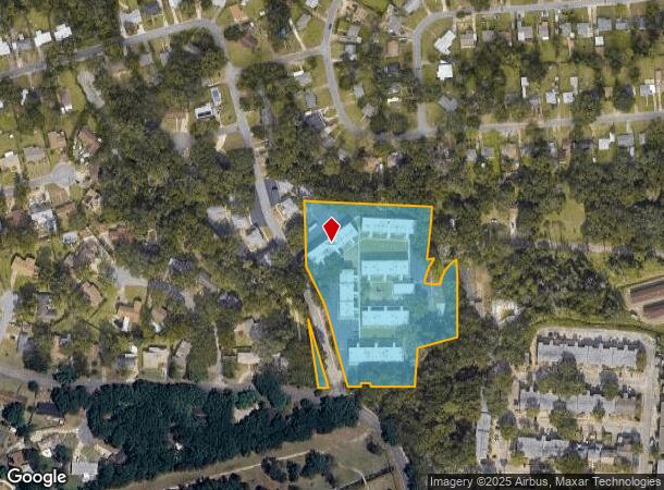  100 Redwood Cir, Pensacola, FL Parcel Map