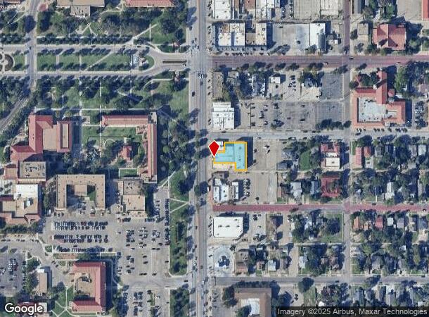  1305 University Ave, Lubbock, TX Parcel Map