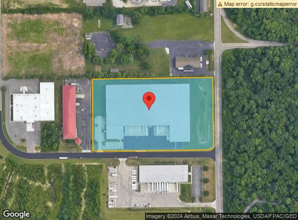  1280 Industrial Park Dr, Vandalia, OH Parcel Map