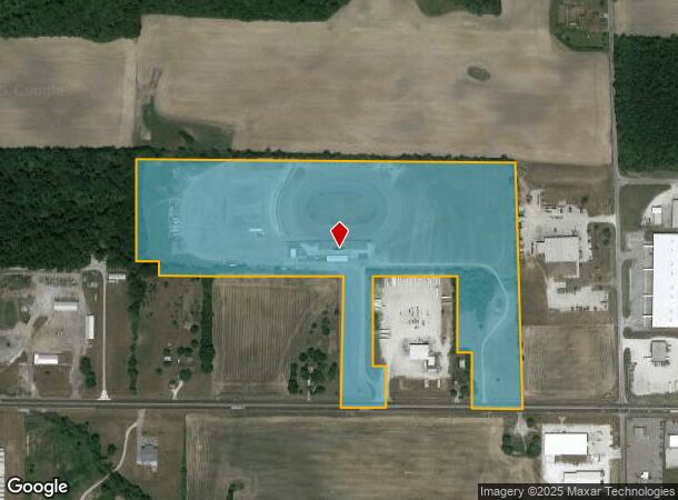 5871 E 500 S, Gas City, IN Parcel Map